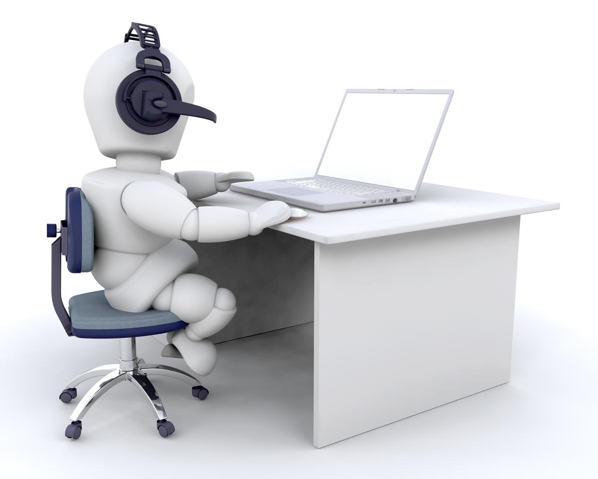 Support team handling manual tasks